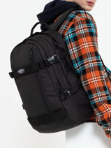 Rugzak 2 Compartimenten Met 15" Laptopvak Eastpak Grijs core series EK0A5BC6-vue-porte